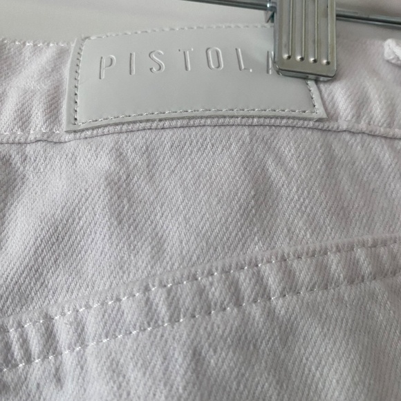 Pistola white denim cut-off shorts - Picture 5 of 5